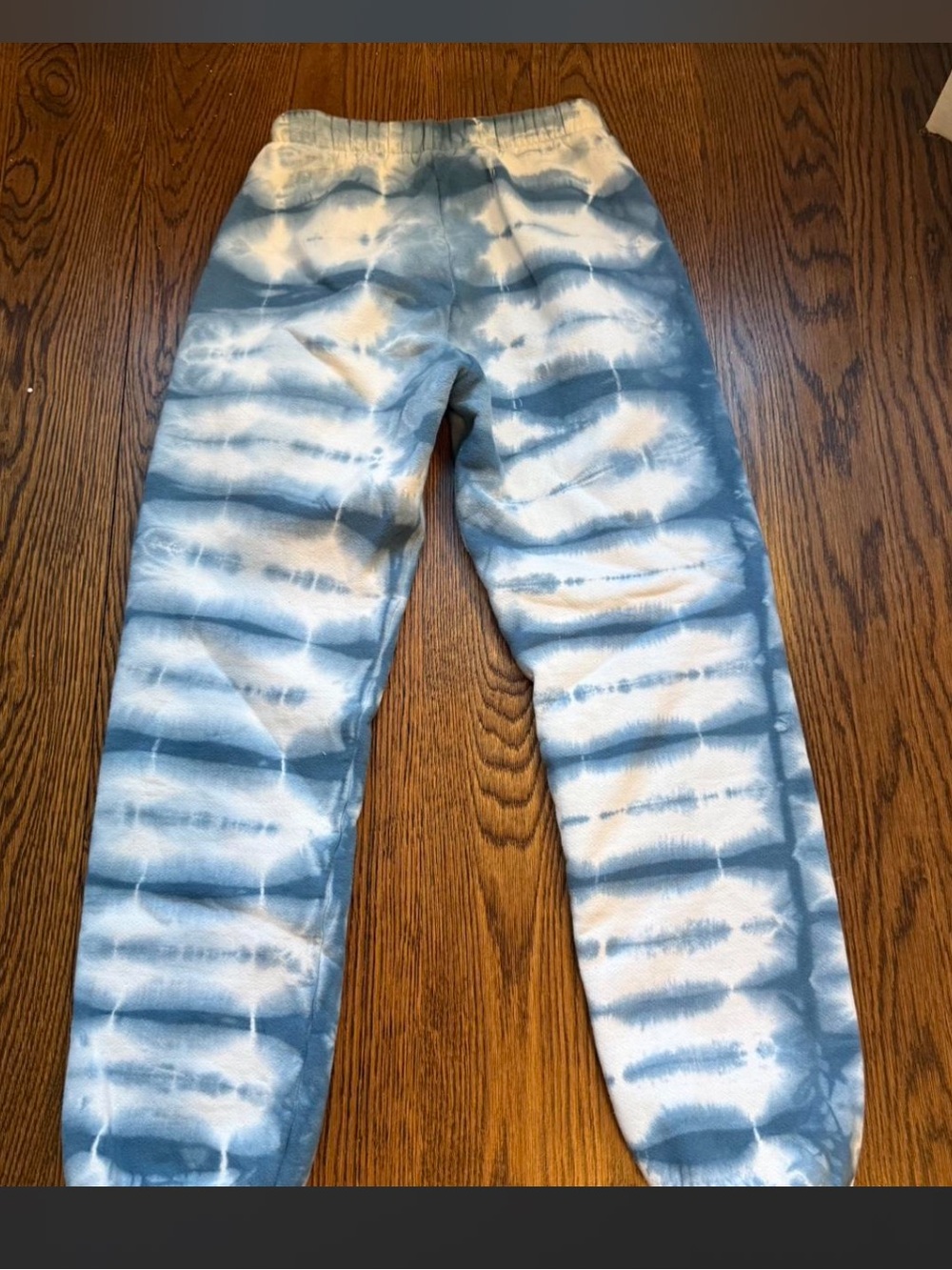 Madhappy Blue & White Tie-Dye Fleece Sweatpants